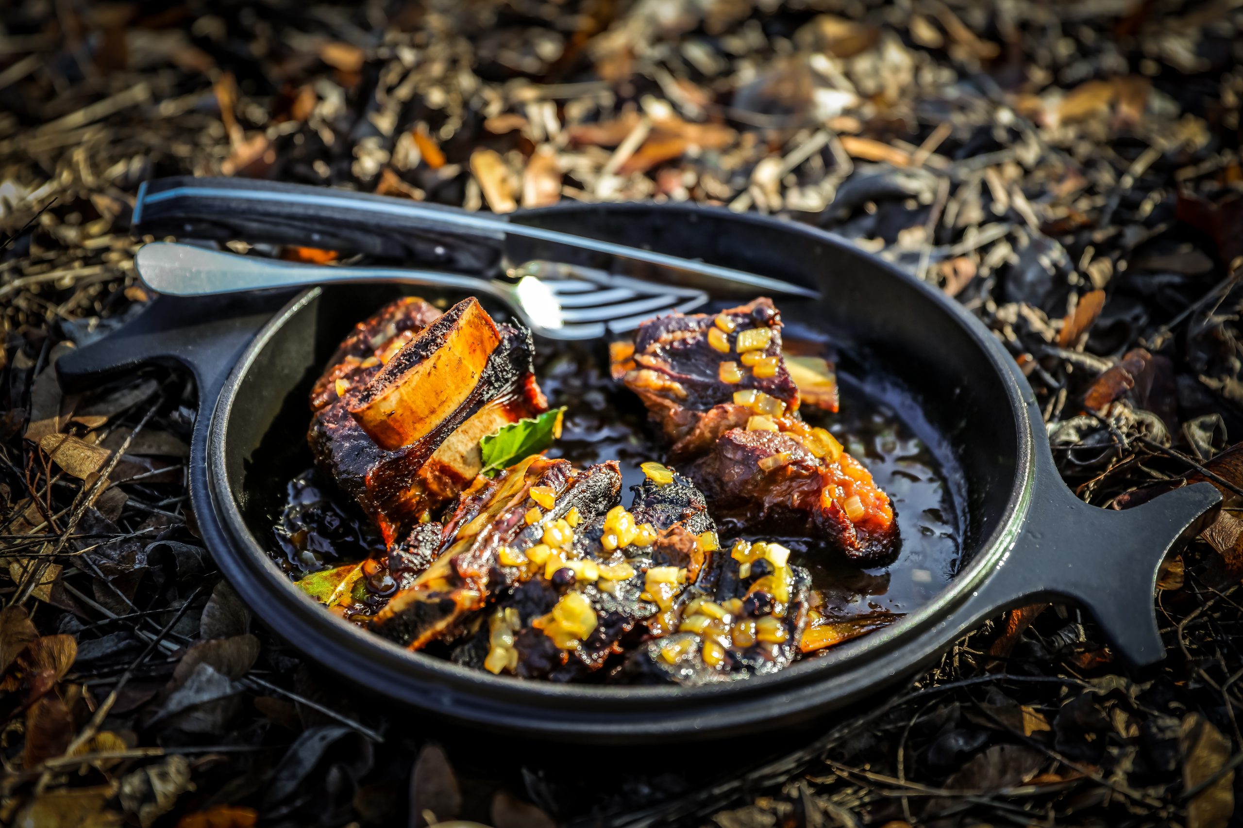 Plat de côte de bœuf irlandais glacé à la bière