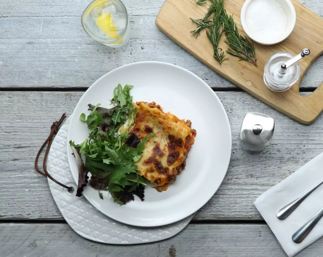 Lasagne de bœuf aux champignons